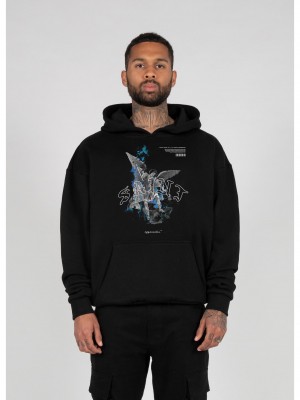 Суичър SAINT V.1 Heavy Hoody Oversized Essentials V.4 black XXL