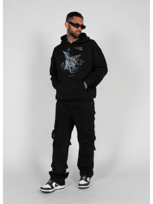 Суичър SAINT V.1 Heavy Hoody Oversized Essentials V.4 black XXL