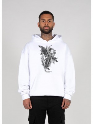 Суичър ANGEL 3.0 x Heavy Hoody Oversized Essentials V.4 white XXL