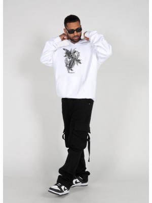 Суичър ANGEL 3.0 x Heavy Hoody Oversized Essentials V.4 white XXL