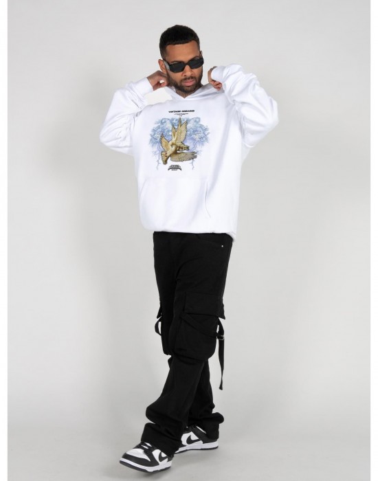 Суичър VINTAGE DREAMS V.1 Heavy Hoody Oversized Essentials V.4 white XXL