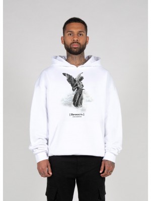 Суичър ANGEL Heavy Hoody Oversized Essentials V.4 white XXL