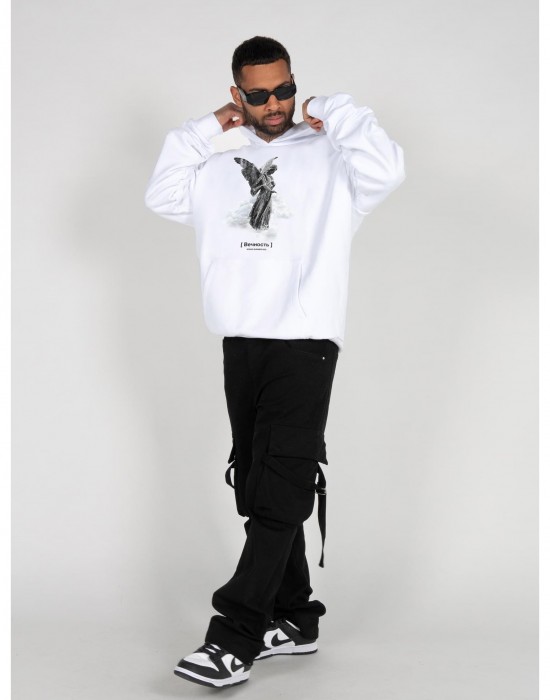 Суичър ANGEL Heavy Hoody Oversized Essentials V.4 white XXL