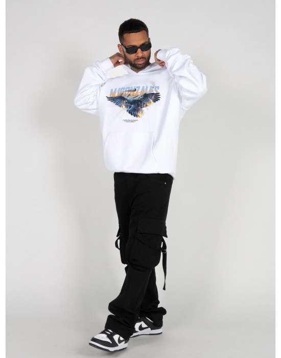 Суичър EAGLE V.2 Heavy Hoody Oversized Essentials V.4 white XXL