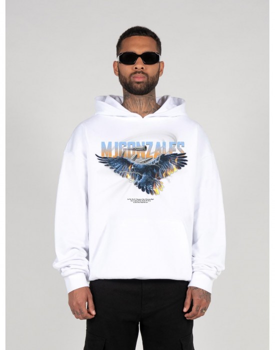 Суичър EAGLE V.2 Heavy Hoody Oversized Essentials V.4 white XXL