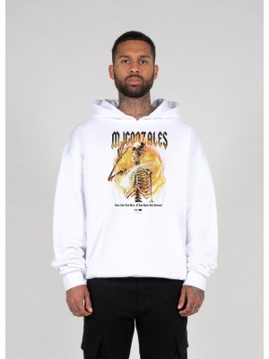 Суичър HELLRIDE V.1 Heavy Hoody Oversized Essentials V.4 white XXL