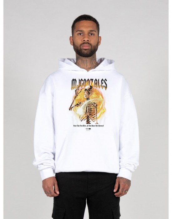 Суичър HELLRIDE V.1 Heavy Hoody Oversized Essentials V.4 white XXL