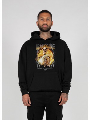 Суичър HELLRIDE V.1 Heavy Hoody Oversized Essentials V.4 black XXL