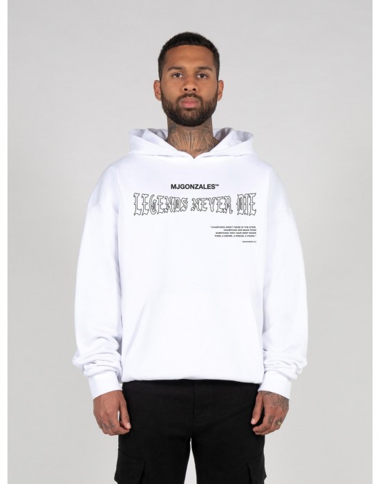 Суичър LEGENDS Heavy Hoody Oversized Essentials V.4 white XXL