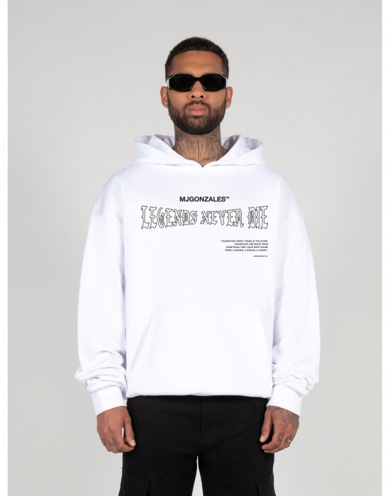 Суичър LEGENDS Heavy Hoody Oversized Essentials V.4 white XXL