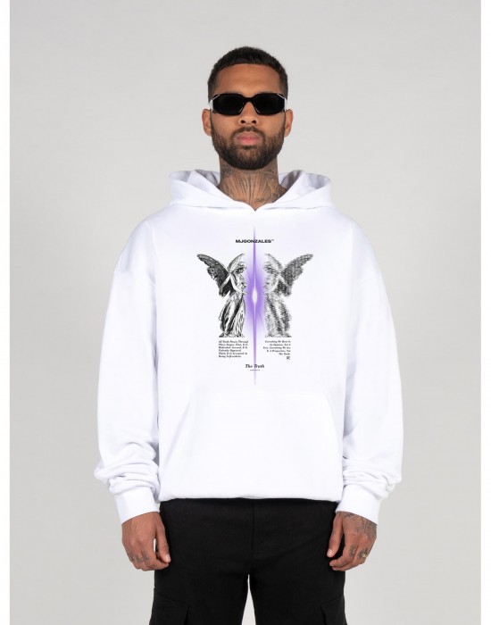 Суичър TRUTH V.1 Heavy Hoody Oversized Essentials V.4 white XXL