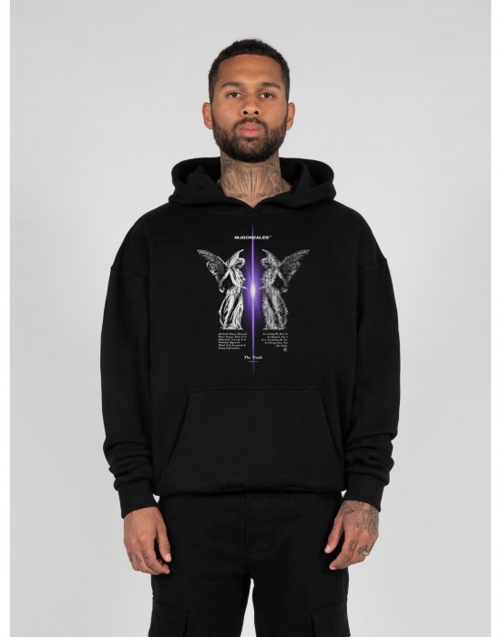 Суичър TRUTH V.1 Heavy Hoody Oversized Essentials V.4 black XXL