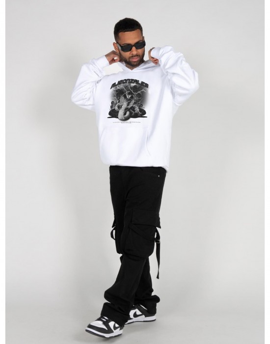 Суичър TOXIC V.1 Heavy Hoody Oversized Essentials V.4 white XXL