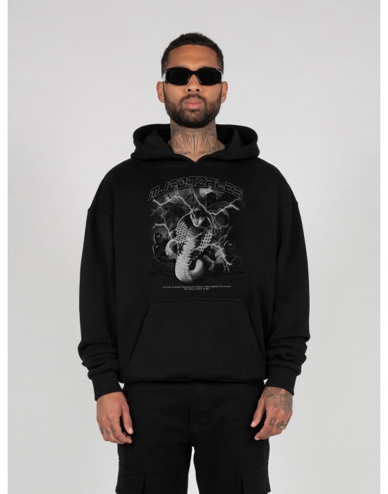 Суичър TOXIC V.1 Heavy Hoody Oversized Essentials V.4 black XXL