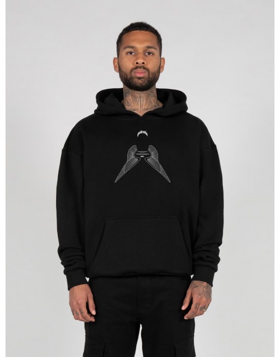 Суичър HIGHER THAN HEAVEN V.5 with Ultra Heavy Hoody black XXL