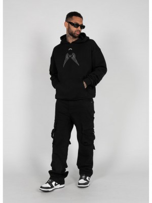 Суичър HIGHER THAN HEAVEN V.5 with Ultra Heavy Hoody black XXL