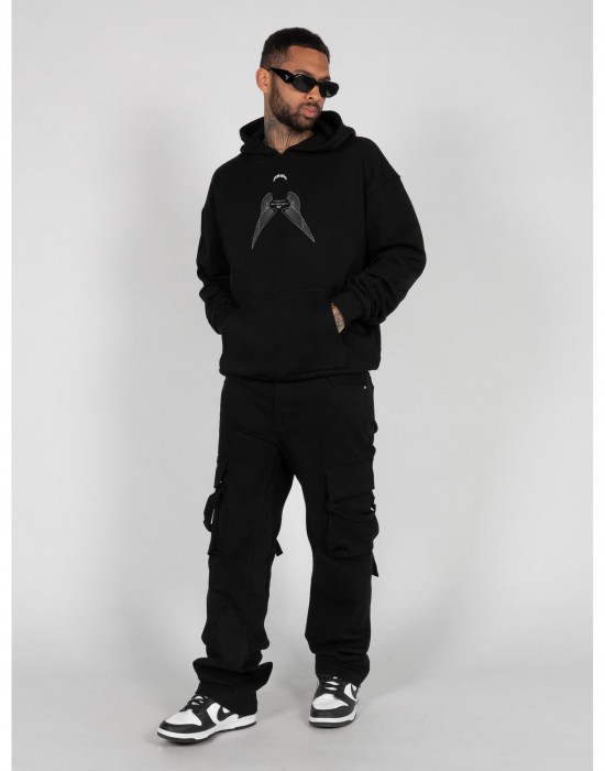 Суичър HIGHER THAN HEAVEN V.5 with Ultra Heavy Hoody black XXL