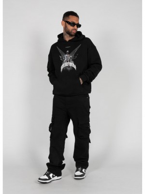 Суичър HIGHER THAN HEAVEN V.1 Ultra Heavy Hoody black XXL