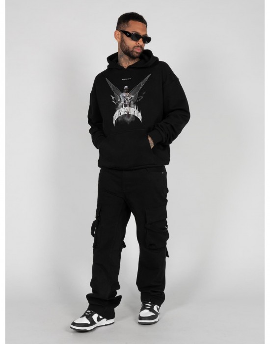 Суичър HIGHER THAN HEAVEN V.1 Ultra Heavy Hoody black XXL