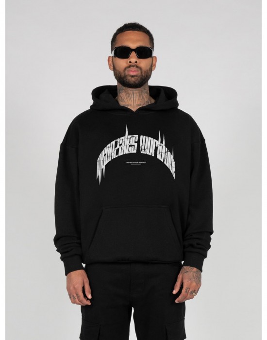 Суичър HIGHER THAN HEAVEN V.3 Ultra Heavy Hoody black XXL