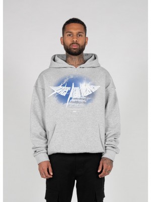 Суичър HIGHER THAN HEAVEN V.4 Ultra Heavy Hoody grey XXL