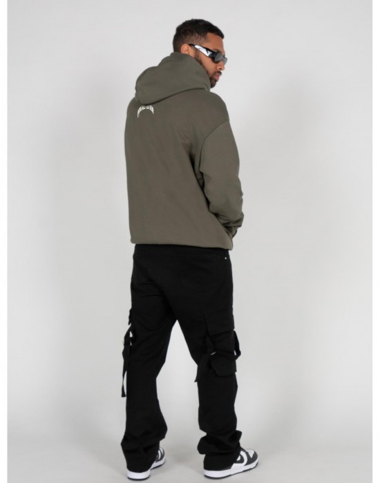 Суичър MJG HIGHER THAN HEAVEN V.1 Ultra Heavy Hoody olive XXL