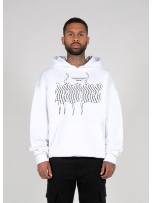 Суичър METAMORPHOSE V.1 x Heavy Oversized Hoody white XXL