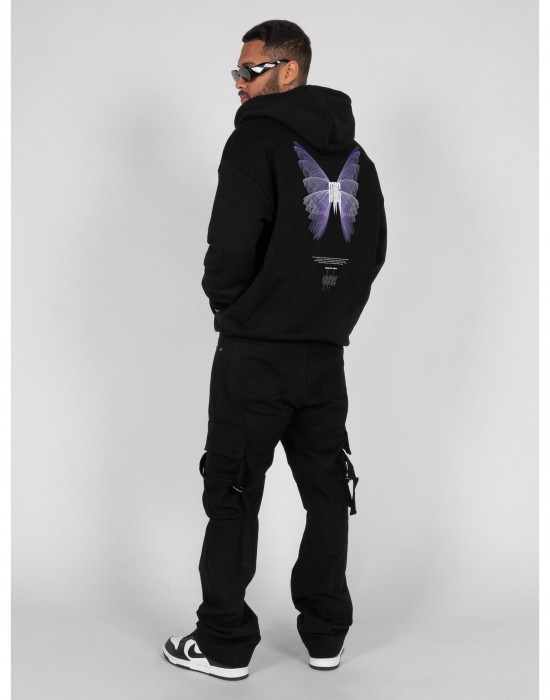Суичър METAMORPHOSE V.2 Heavy Oversized Hoody black XXL