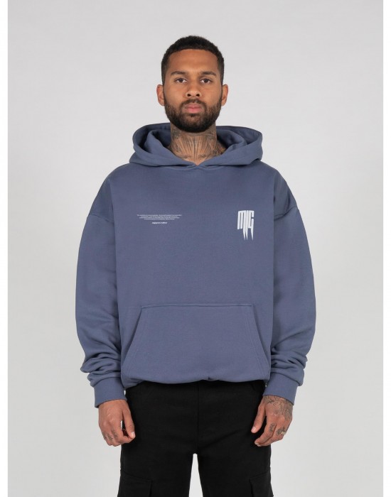 Суичър METAMORPHOSE V.2 Heavy Oversized Hoody vintageblue XXL
