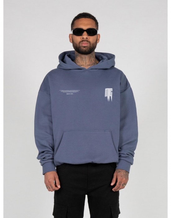 Суичър METAMORPHOSE V.2 Heavy Oversized Hoody vintageblue XXL