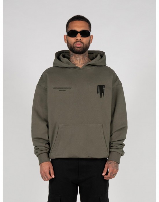 Суичър METAMORPHOSE V.2 x Heavy Oversized Hoody olive XXL