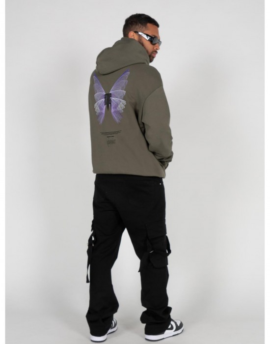 Суичър METAMORPHOSE V.2 x Heavy Oversized Hoody olive XXL