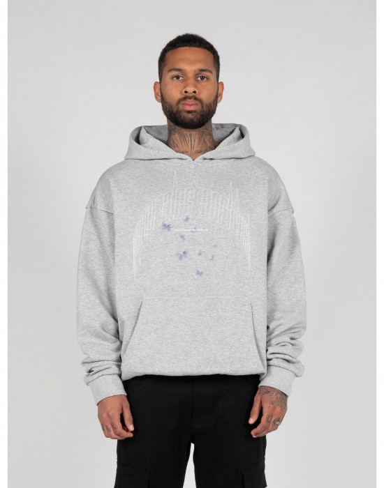 Суичър METAMORPHOSE V.3 Heavy Oversized Hoody grey XXL