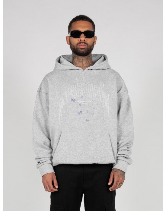 Суичър METAMORPHOSE V.3 Heavy Oversized Hoody grey XXL
