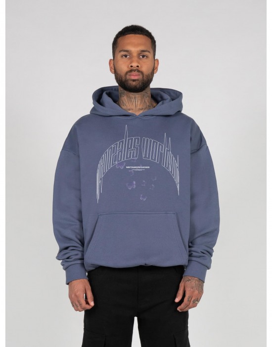 Суичър METAMORPHOSE V.3 Heavy Oversized Hoody vintageblue XXL
