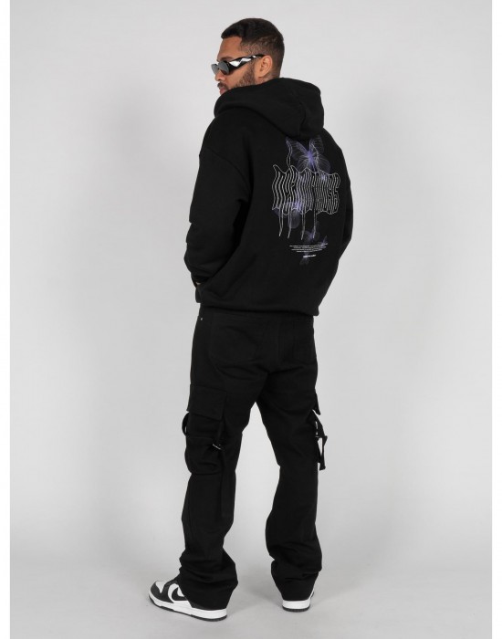 Суичър METAMORPHOSE V.4 Heavy Oversized Hoody black XXL