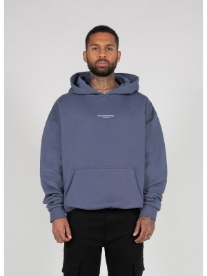 Суичър METAMORPHOSE V.4 Heavy Oversized Hoody vintageblue XXL
