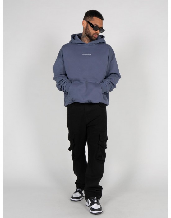 Суичър METAMORPHOSE V.4 Heavy Oversized Hoody vintageblue XXL