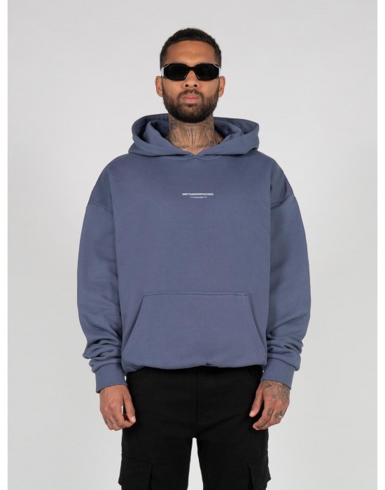 Суичър METAMORPHOSE V.4 Heavy Oversized Hoody vintageblue XXL