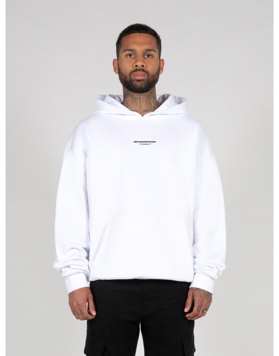 Суичър METAMORPHOSE V.4 x Heavy Oversized Hoody white XXL