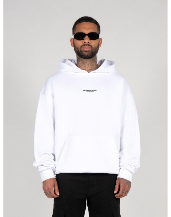 Суичър METAMORPHOSE V.4 x Heavy Oversized Hoody white XXL