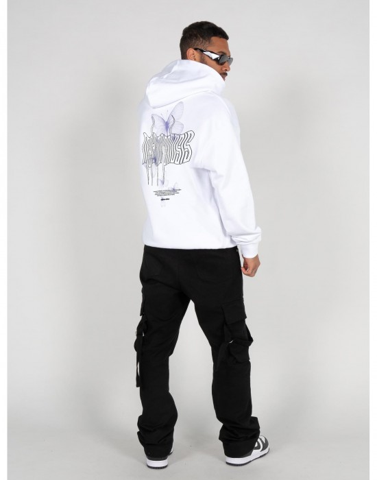 Суичър METAMORPHOSE V.4 x Heavy Oversized Hoody white XXL