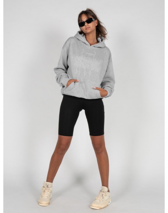 Ladies  METAMORPHOSE V.1 Heavy Oversized Hoody grey XXL