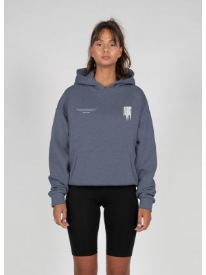 Ladies METAMORPHOSE V.2 Heavy Oversized Hoody vintageblue XXL