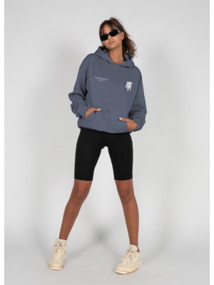 Ladies METAMORPHOSE V.2 Heavy Oversized Hoody vintageblue XXL