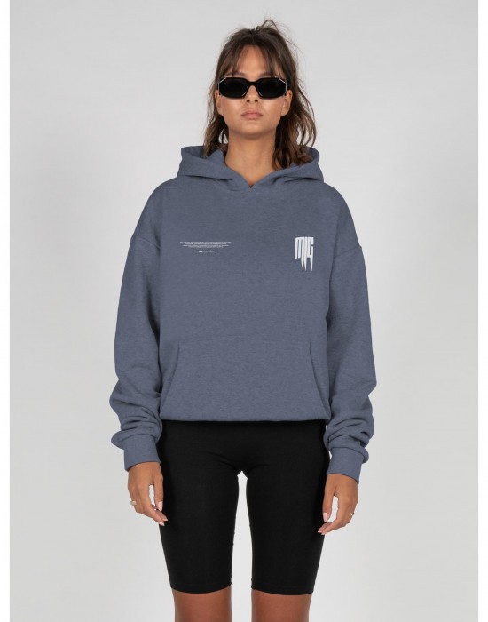 Ladies METAMORPHOSE V.2 Heavy Oversized Hoody vintageblue XXL