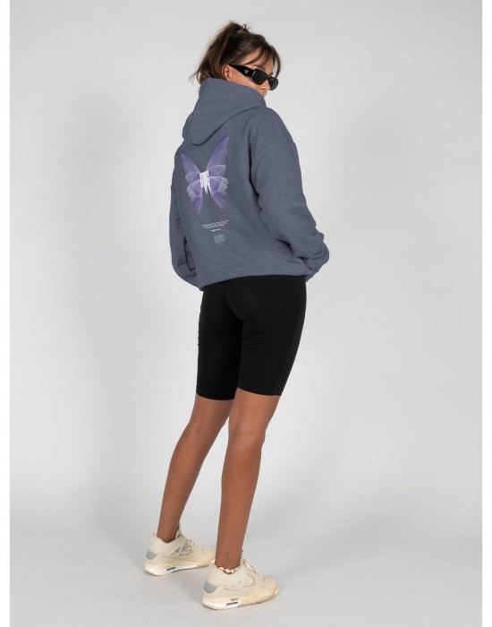 Ladies METAMORPHOSE V.2 Heavy Oversized Hoody vintageblue XXL