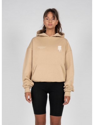 Ladies METAMORPHOSE V.2 Heavy Oversized Hoody unionbeige XXL