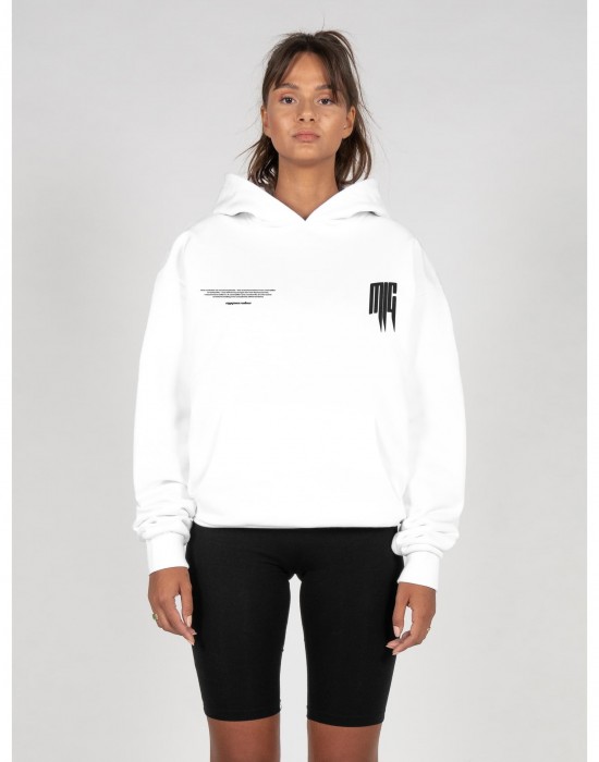 Ladies METAMORPHOSE V.2 x Heavy Oversized Hoody white XXL