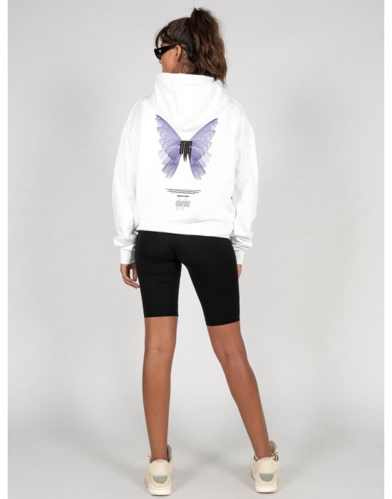 Ladies METAMORPHOSE V.2 x Heavy Oversized Hoody white XXL